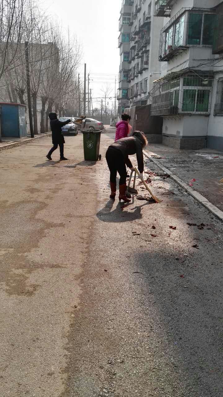 走进社区（在职党员进社区义务劳动）