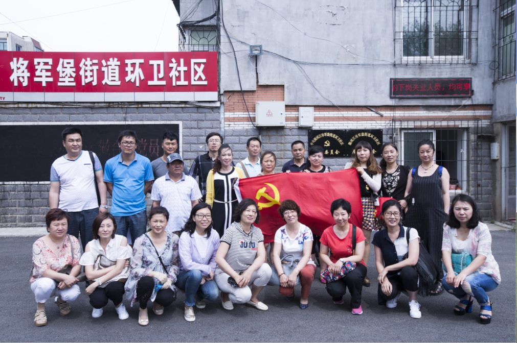 两学一做集锦（在职党员进社区义务劳动）